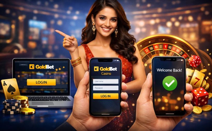Goldbet login interface